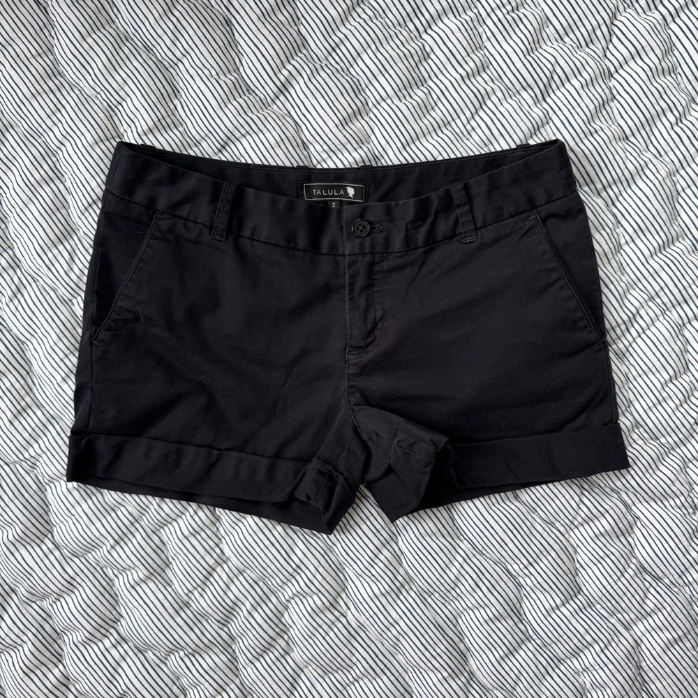 Talula Women's Classic Black Shorts, Size 2